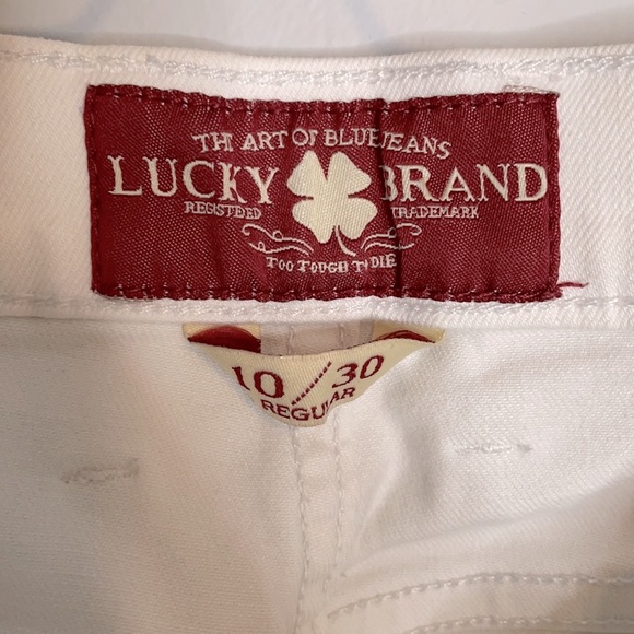 Lucky Brand Sweet N’ Straight White Jean - Picture 7 of 12